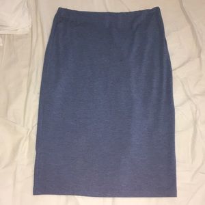 F21 Stretchy Blue Pencil Skirt 💸Lower Price & NEG